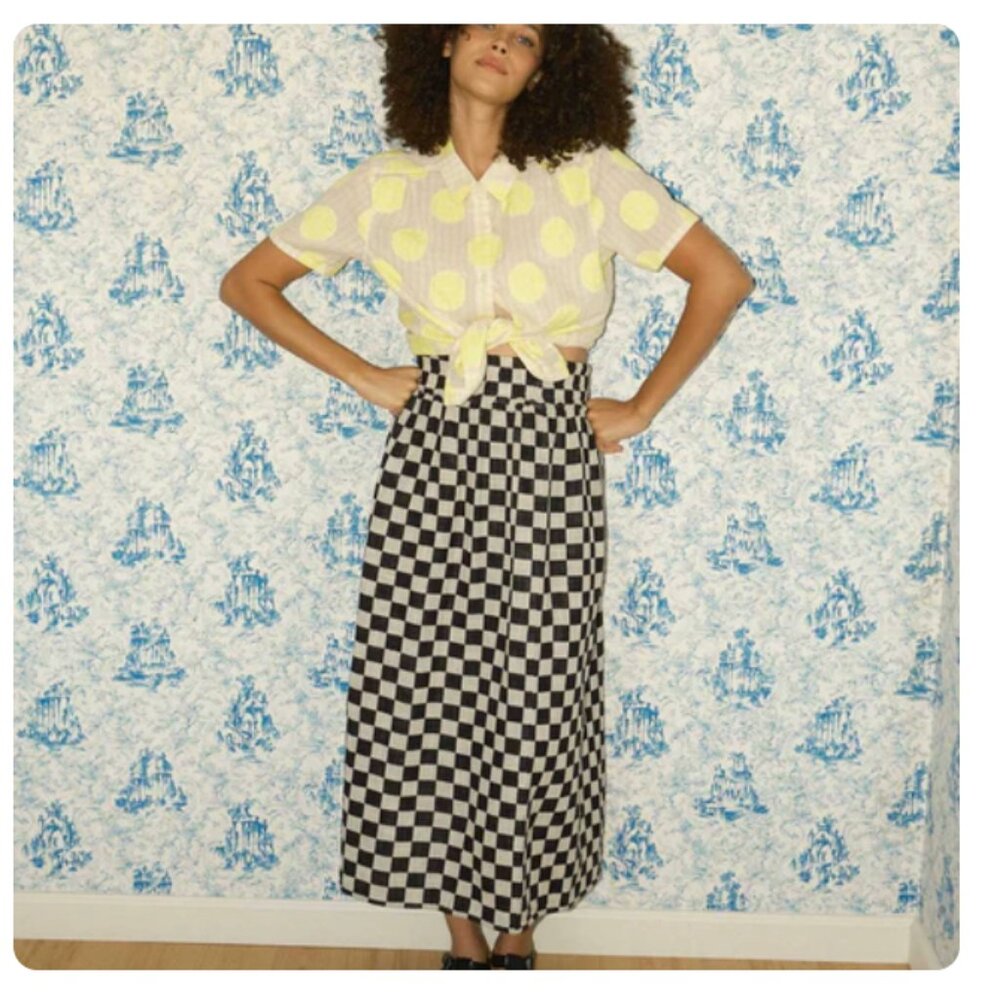 Ace&Jig Rara Midi skirt in Hotwheel size Large GENTLY USED